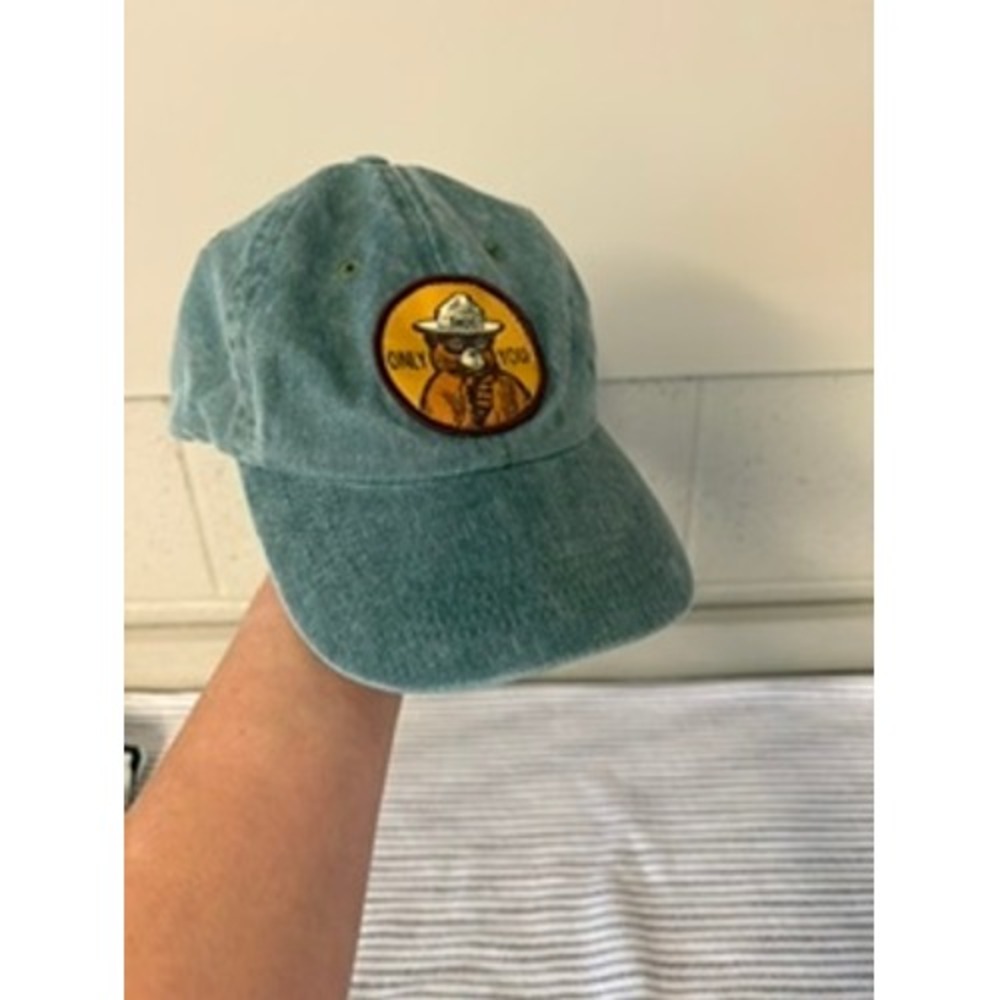 Open Road Brands Smokey Bear Only You Washed Green Cotton Adjustable Dad Hat Cap